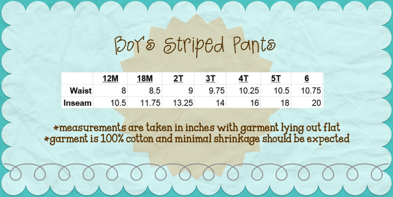 Boy\'s Striped Pants